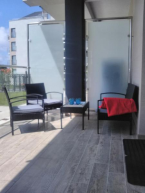 Отель Apartament niebieski w kompleksie 5 Morz  Сяноженты